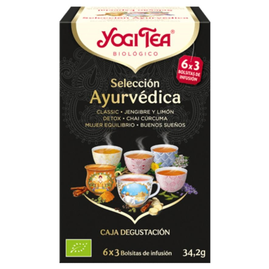 Seleccion Ayurvedica Bio 18 Bolsitas | Yogi Tea - Dietetica Ferrer