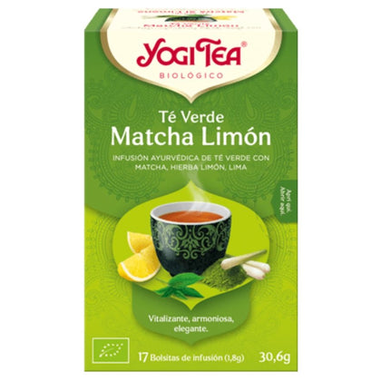 Te Verde Matcha Limon Bio | Yogi Tea - Dietetica Ferrer