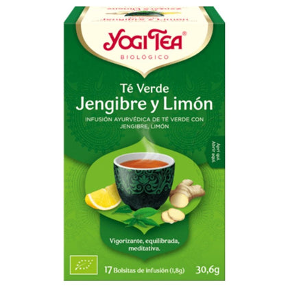 Te Verde Jengibre y Limon Bio | Yogi Tea - Dietetica Ferrer