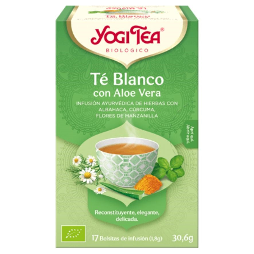 Te Blanco Con Aloe Vera Bio | Yogi Tea - Dietetica Ferrer