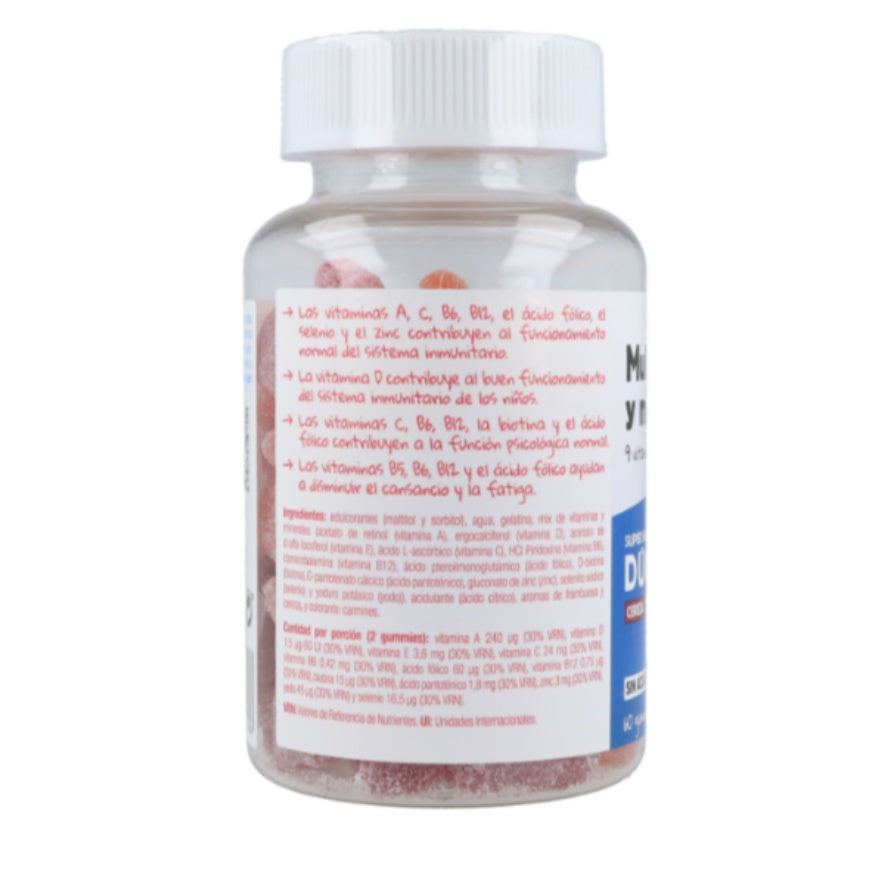 Multivitaminas y Minerales 60 Gominolas | Senda Kids - Dietetica Ferrer