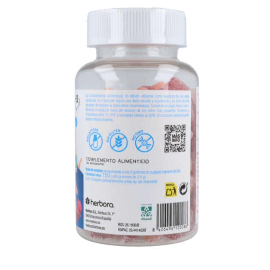 Multivitaminas y Minerales 60 Gominolas | Senda Kids - Dietetica Ferrer