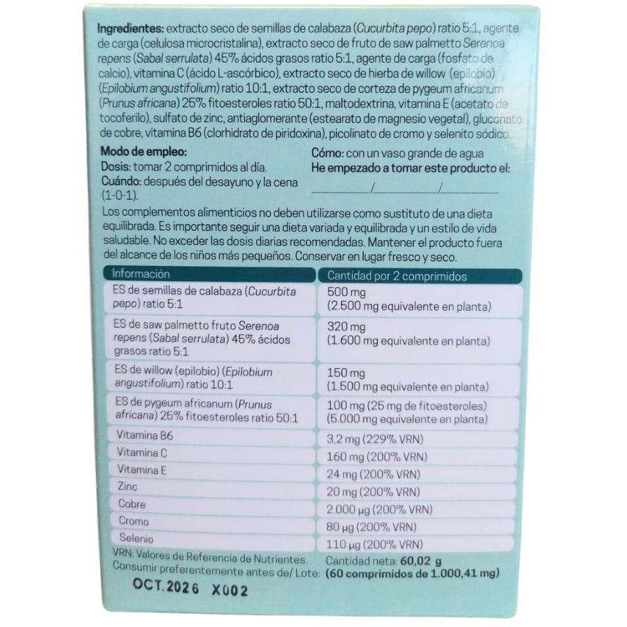 Prostavit Uro 60 comprimidos | Herbora