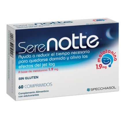 Serenotte Melatonina 1,9 Mg 60 Comprimidos | Specchiasol - Dietetica Ferrer