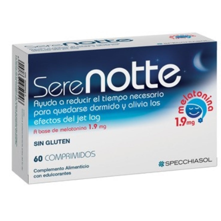 Serenotte Melatonina 1,9 Mg 60 Comprimidos | Specchiasol - Dietetica Ferrer