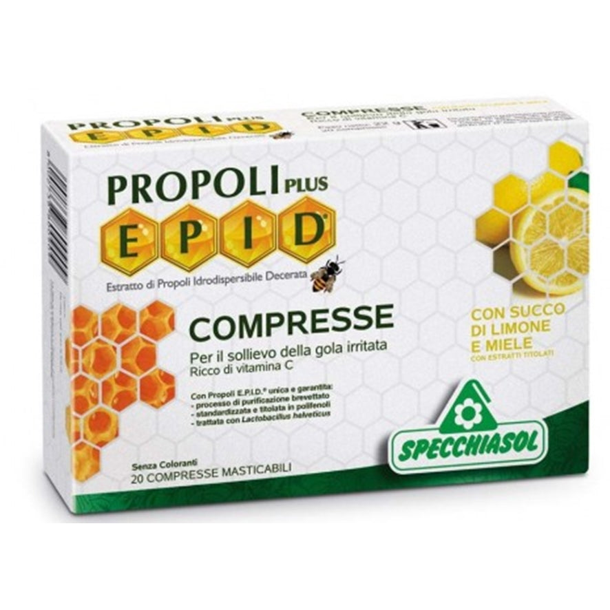 Epid Miel Limon 20 Comprimidos | Specchiasol - Dietetica Ferrer