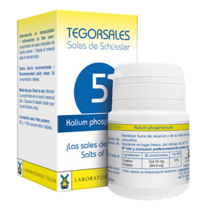 Tegorsales 5 20 gr Comprimidos | Tegor - Dietetica Ferrer