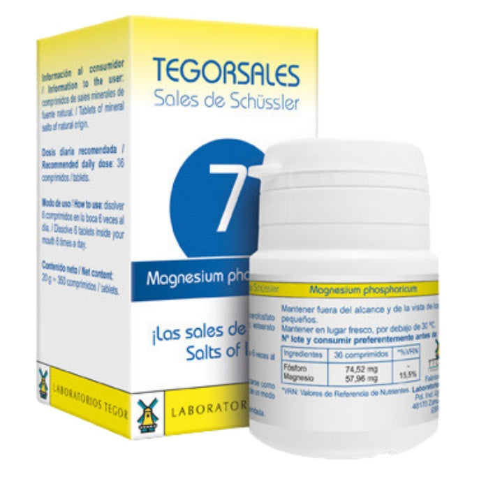 Tegorsales 7 20 gr Comprimidos | Tegor - Dietetica Ferrer