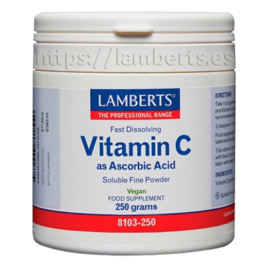 Acido Ascorbico 250 gr | Lamberts - Dietetica Ferrer