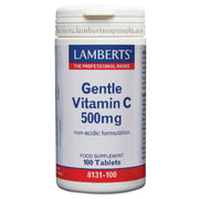 Gentle Vitamina C 500 mg 100 Tabletas | Lamberts - Dietetica Ferrer