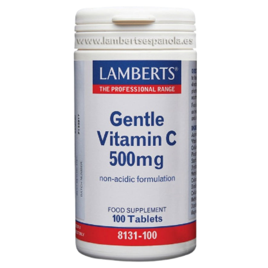 Gentle Vitamina C 500 mg 100 Tabletas | Lamberts - Dietetica Ferrer