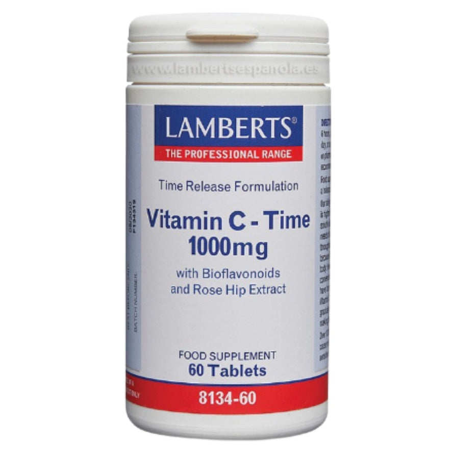 Vitamina C 1000 mg LS con Bioflavonoides y Escaramujo | Lamberts - Dietetica Ferrer