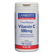 Vitamina C 500 mg LS con Bioflavonoides y Escaramujo | Lamberts - Dietetica Ferrer