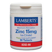 Zinc 15 mg | Lamberts - Dietetica Ferrer