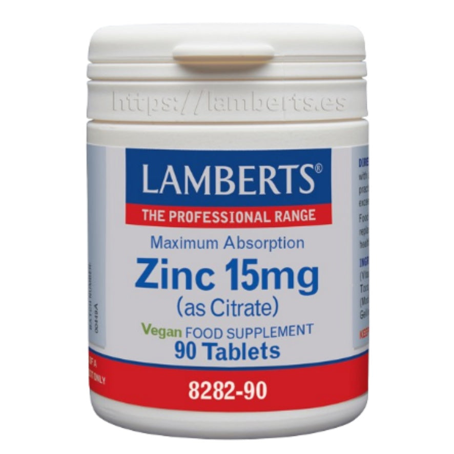 Zinc 15 mg | Lamberts - Dietetica Ferrer
