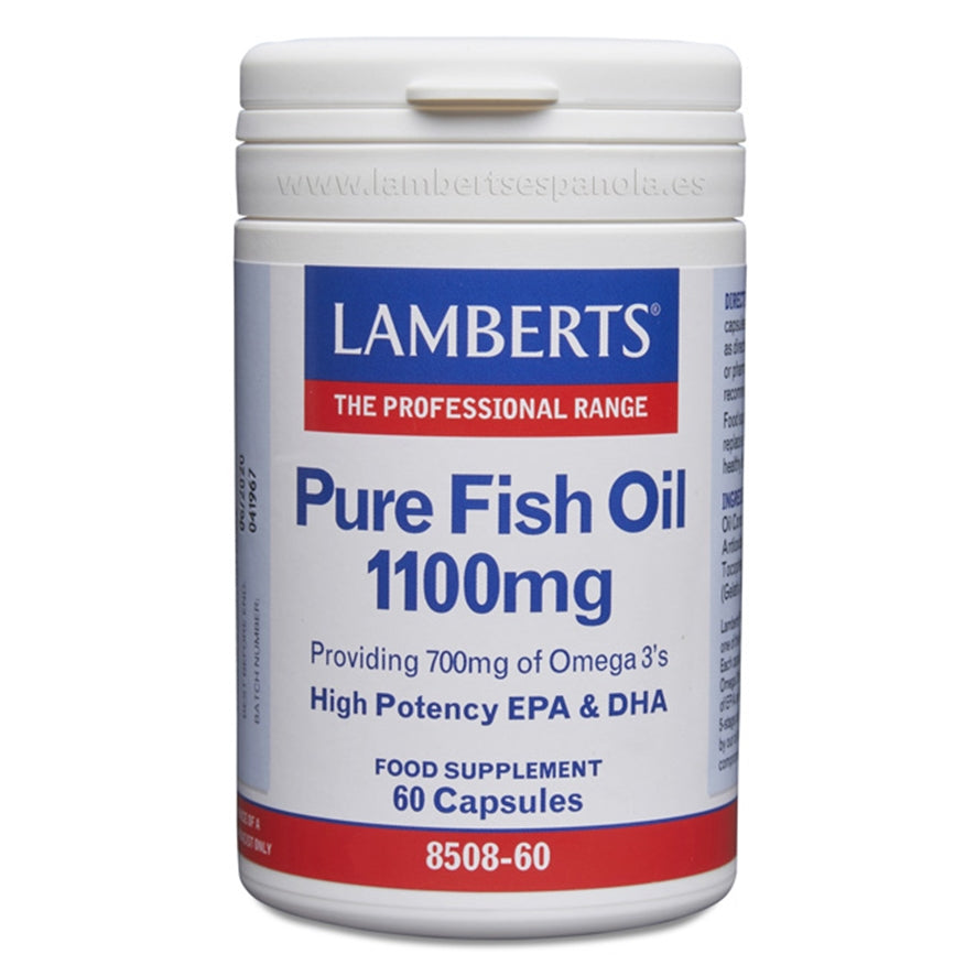 Aceite de Pescado Puro 1100mg | Lamberts - Dietetica Ferrer