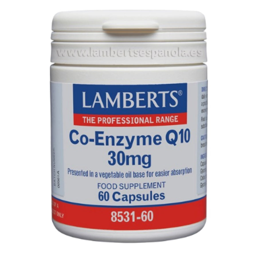 Co Enzima Q10 30mg 60 Capsulas | Lamberts - Dietetica Ferrer