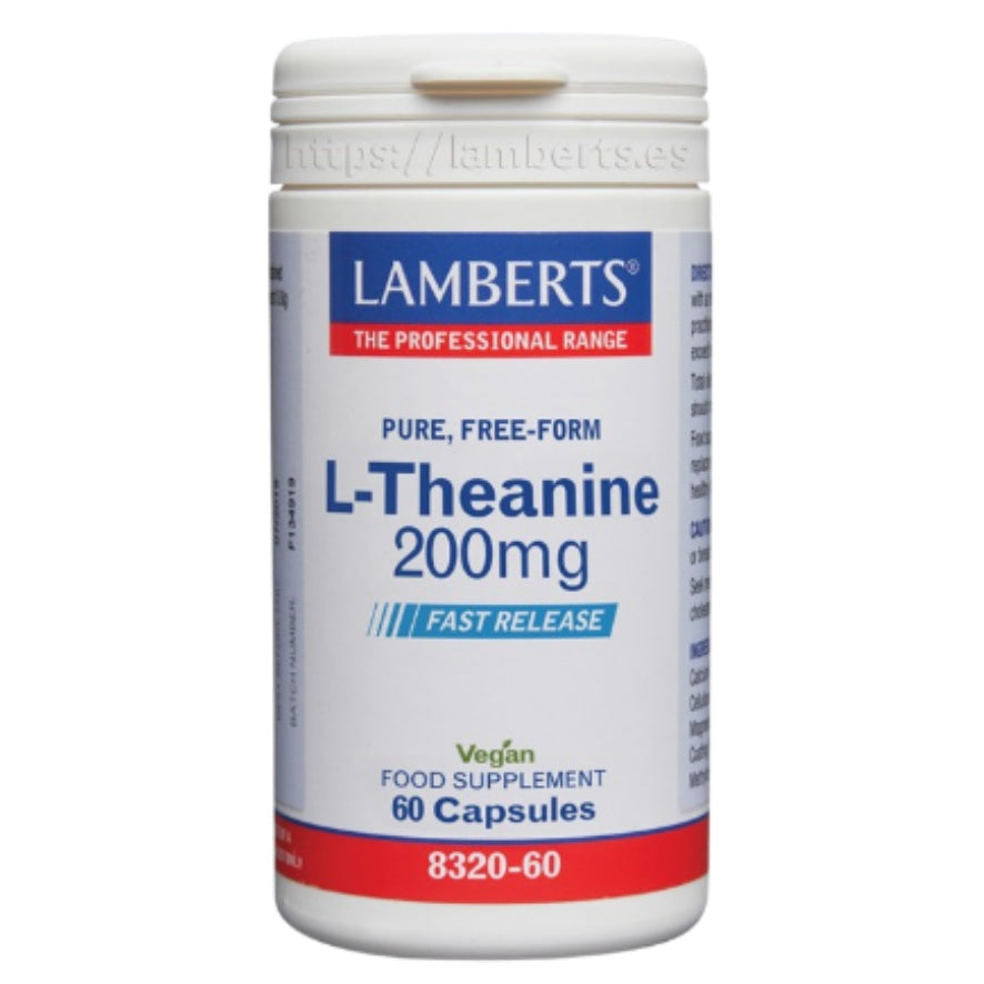L Teanina 200 mg 60 Tabletas | Lamberts - Dietetica Ferrer