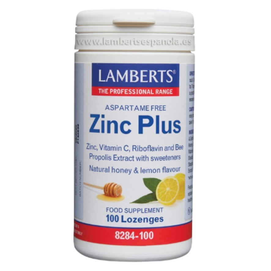 Zinc Plus 100 Pastillas | Lamberts - Dietetica Ferrer