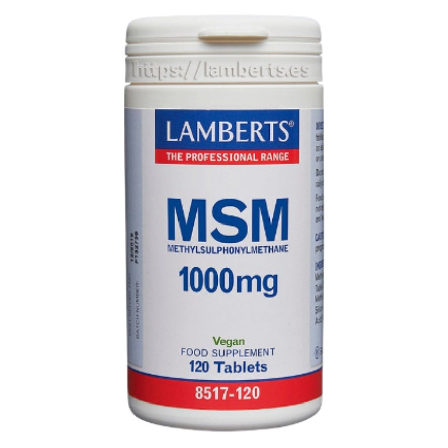 MSM 1000mg 120 Comprimidos | Lamberts - Dietetica Ferrer