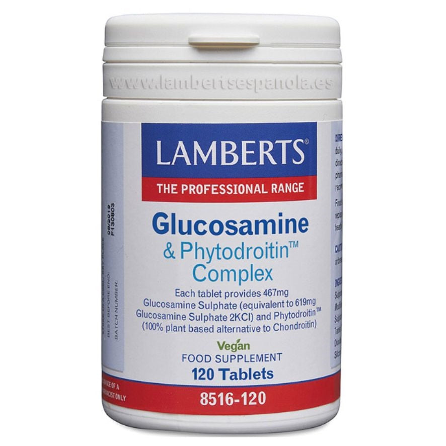 Complejo de Glucosamina y Fitodritina 120 Comprimidos | Lamberts - Dietetica Ferrer