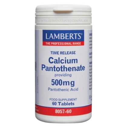Pantotenato de Calcio 500 mg LS 60 Tabletas | Lamberts - Dietetica Ferrer