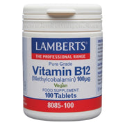 Vitamina B12 100 µg 100 Tabletas | Lamberts - Dietetica Ferrer