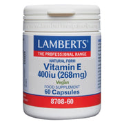 Vitamina E Natural 400UI Capsulas | Lamberts - Dietetica Ferrer