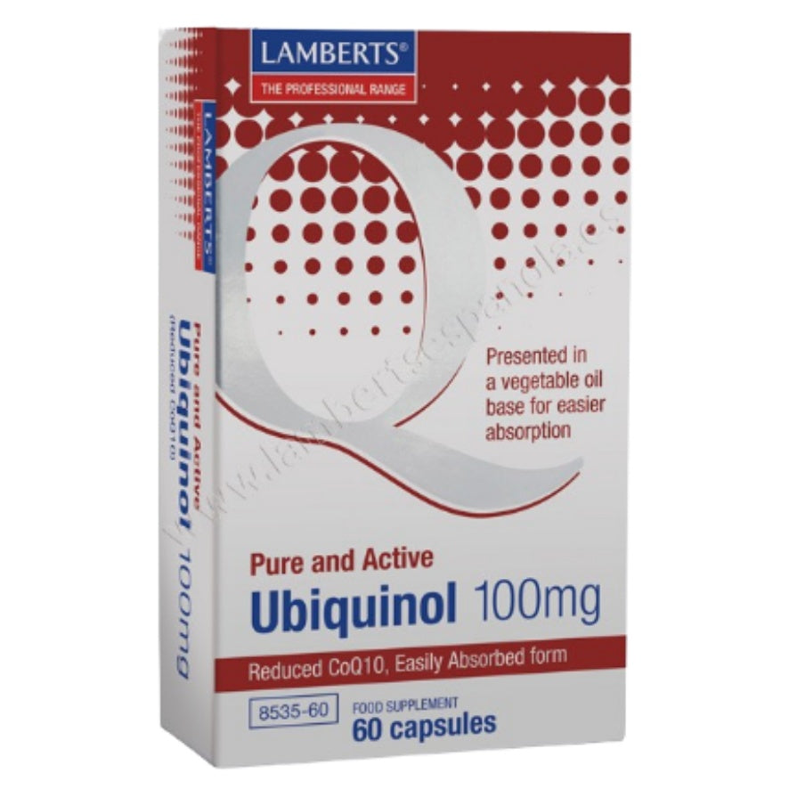 Ubiquinol 100mg 60 Capsulas | Lamberts - Dietetica Ferrer