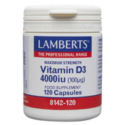 Vitamina D3 4000 UI (100 µg) 120 Capsulas | Lamberts - Dietetica Ferrer