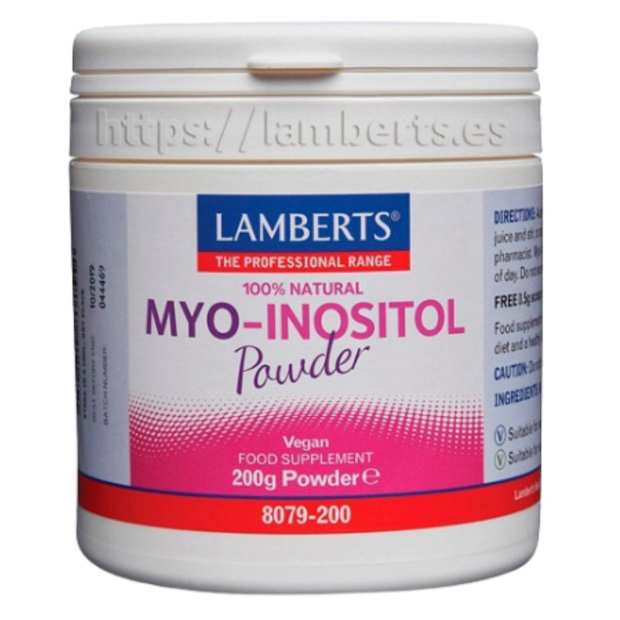 Myo Inositol en Polvo 200 gr | Lamberts - Dietetica Ferrer