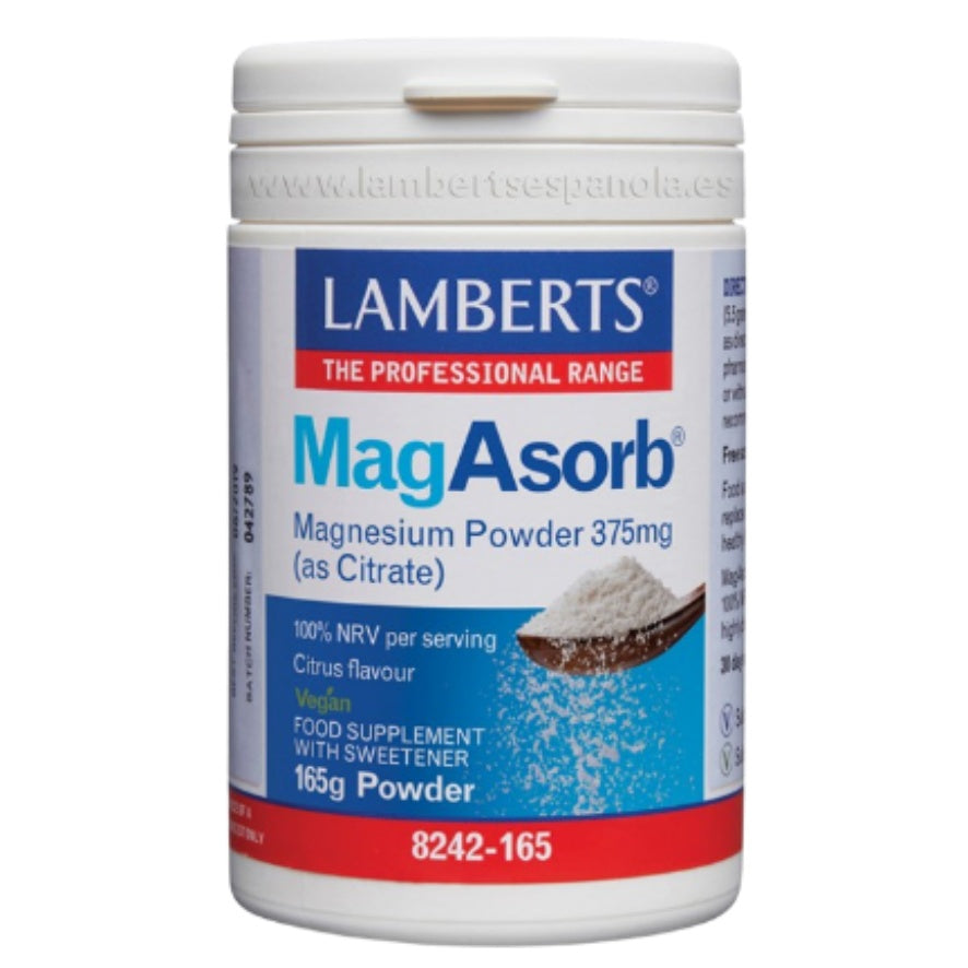 MagAsorb Magnesio en polvo 165 gr | Lamberts - Dietetica Ferrer