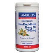 Aceite del fruto del Espino Amarillo 1000mg 30 Capsulas | Lamberts - Dietetica Ferrer