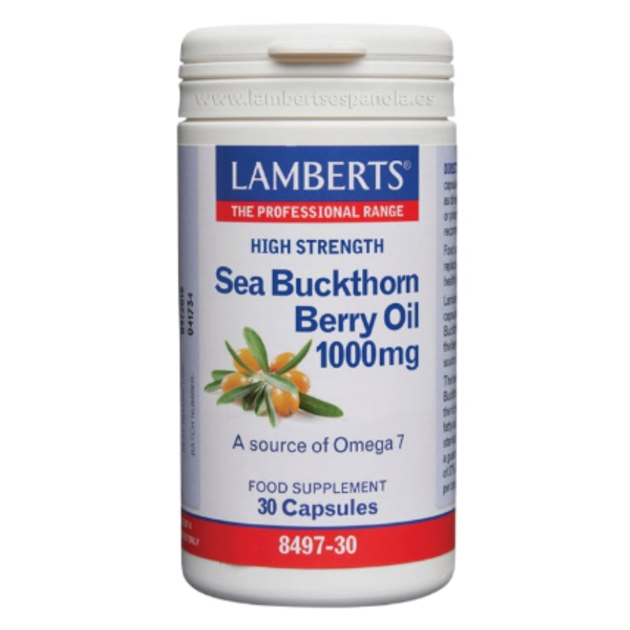 Aceite del fruto del Espino Amarillo 1000mg 30 Capsulas | Lamberts - Dietetica Ferrer