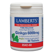 GinKgo Biloba 6000mg Tabletas | Lamberts - Dietetica Ferrer