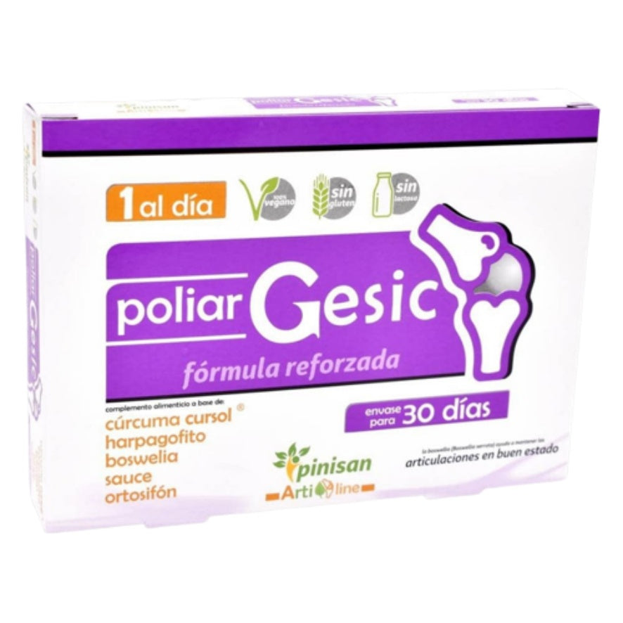 Poliar Gesic Artiline 30 cápsulas | Pinisan - Dietetica Ferrer