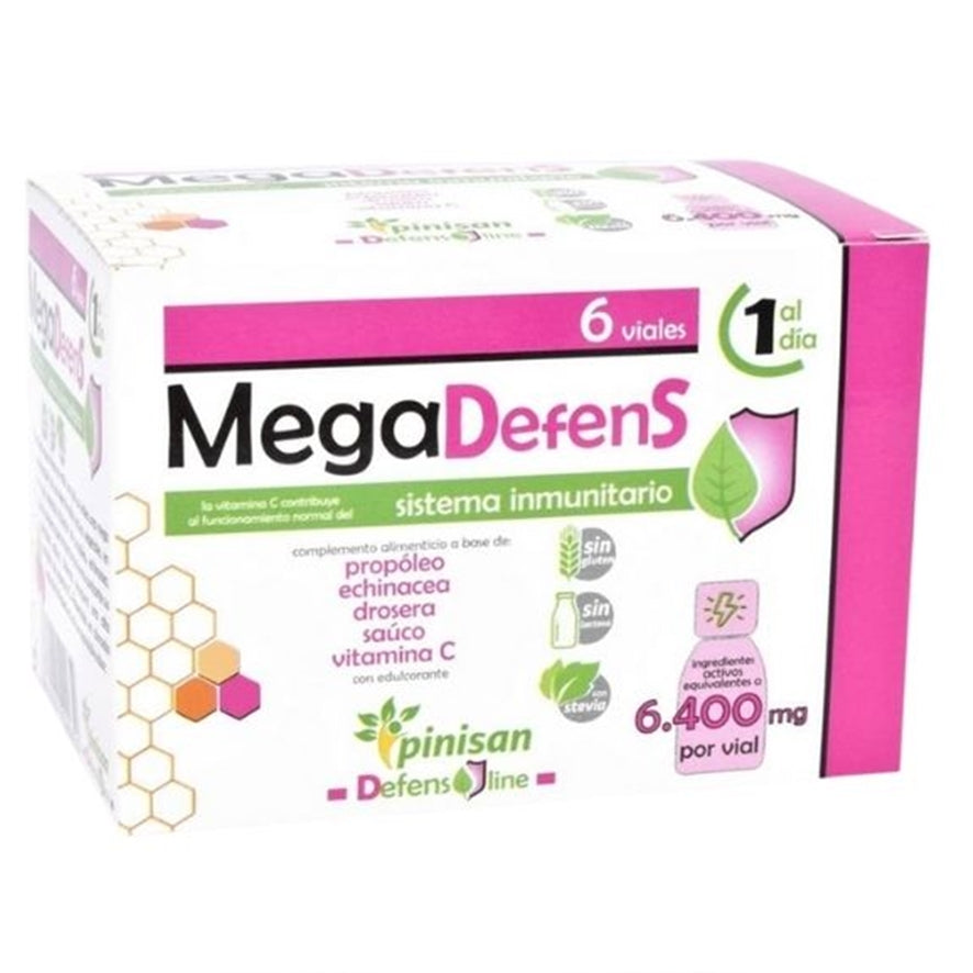 Mega Defens 6 viales | Pinisan - Dietetica Ferrer