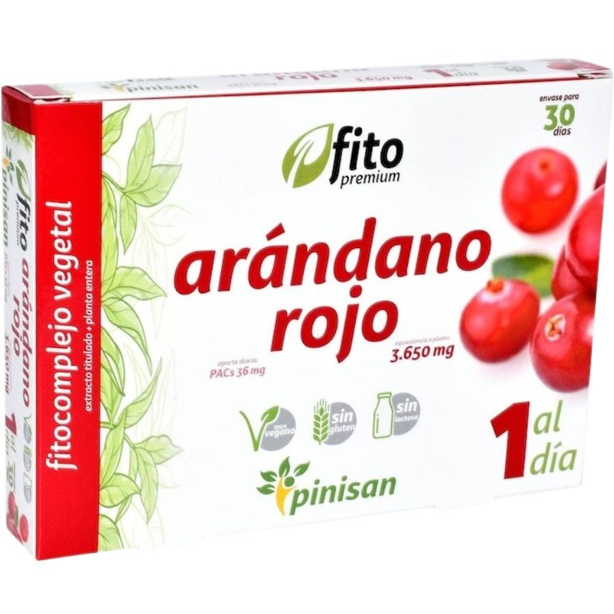 Fito Premium Arandano Rojo 30 cápsulas | Pinisan - Dietetica Ferrer