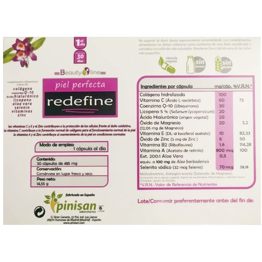 Redefine 30 cápsulas | Pinisan - Dietetica Ferrer