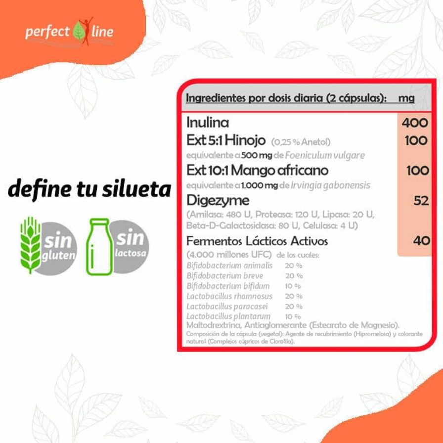 Perfect Line Vientre Plano 30 cápsulas | Pinisan - Dietetica Ferrer