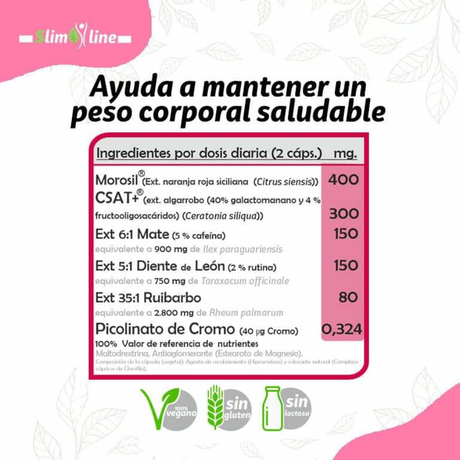 Slimline Totalslim 30 cápsulas | Pinisan