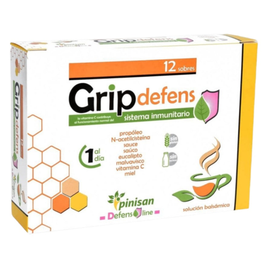 Grip Defens 12 sobres | Pinisan - Dietetica Ferrer