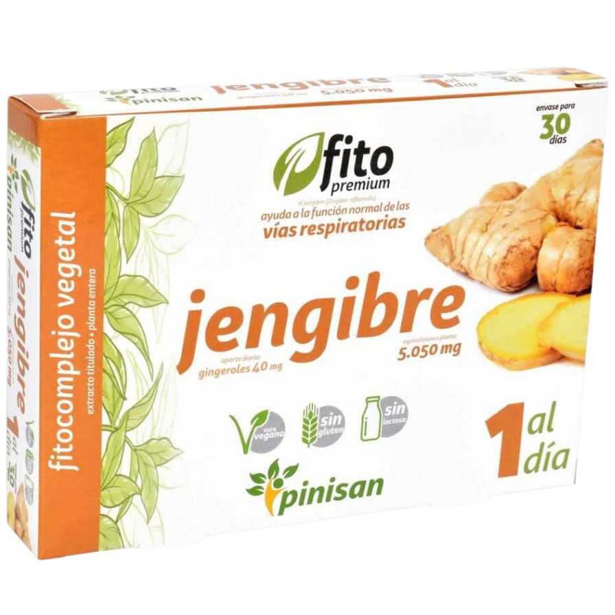 Fito Premium Jengibre 30 cápsulas | Pinisan - Dietetica Ferrer
