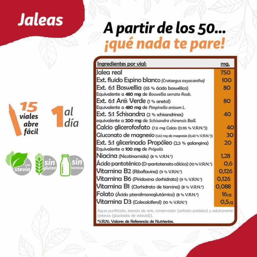 Jalea Real Senior 15 viales | Pinisan - Dietetica Ferrer