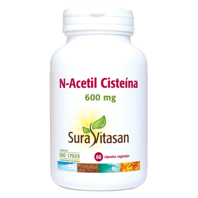 N-Acetil Cisteína 60 cápsulas | Sura Vitasan - Dietetica Ferrer
