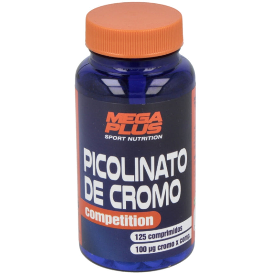 Picolinato de Cromo 125 Comprimidos | Mega Plus - Dietetica Ferrer