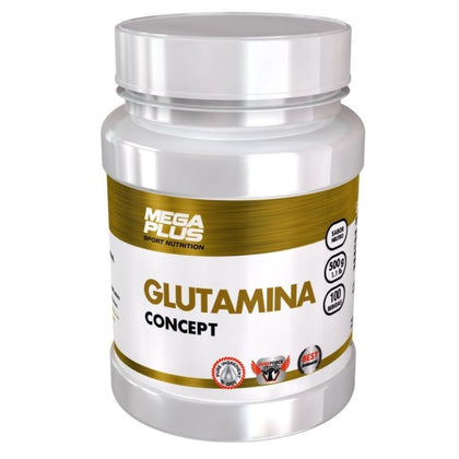 Glutamina Concept 500 Gr | Mega Plus - Dietetica Ferrer