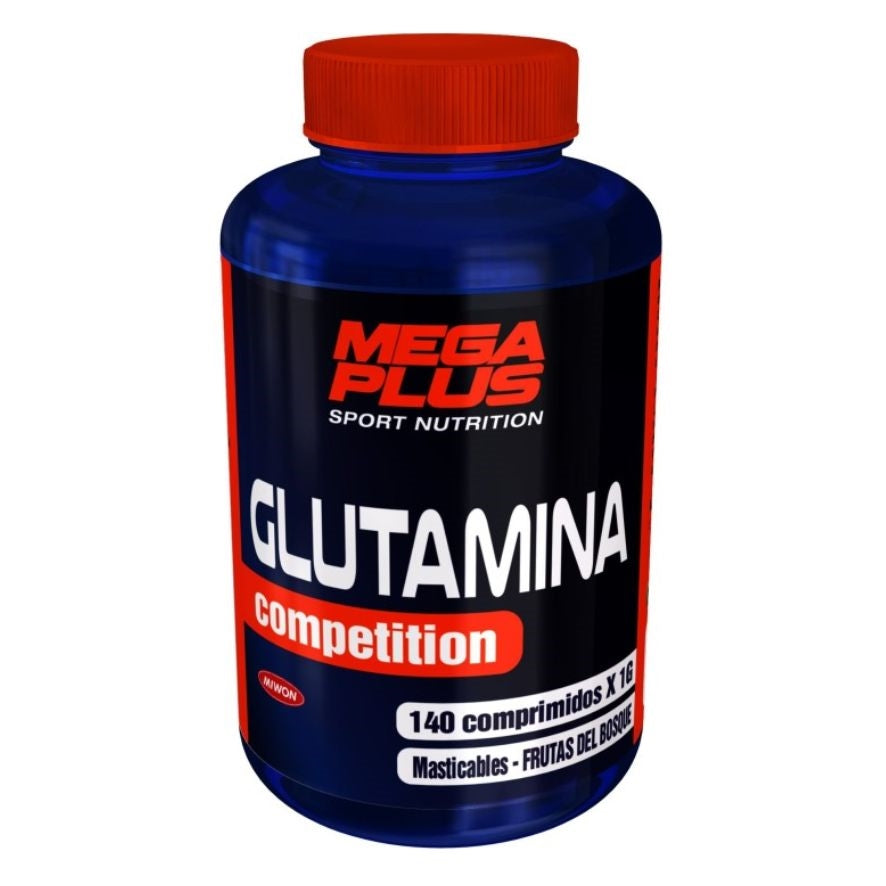 Glutamina Masticable 140 Comprimidos | Mega Plus - Dietetica Ferrer