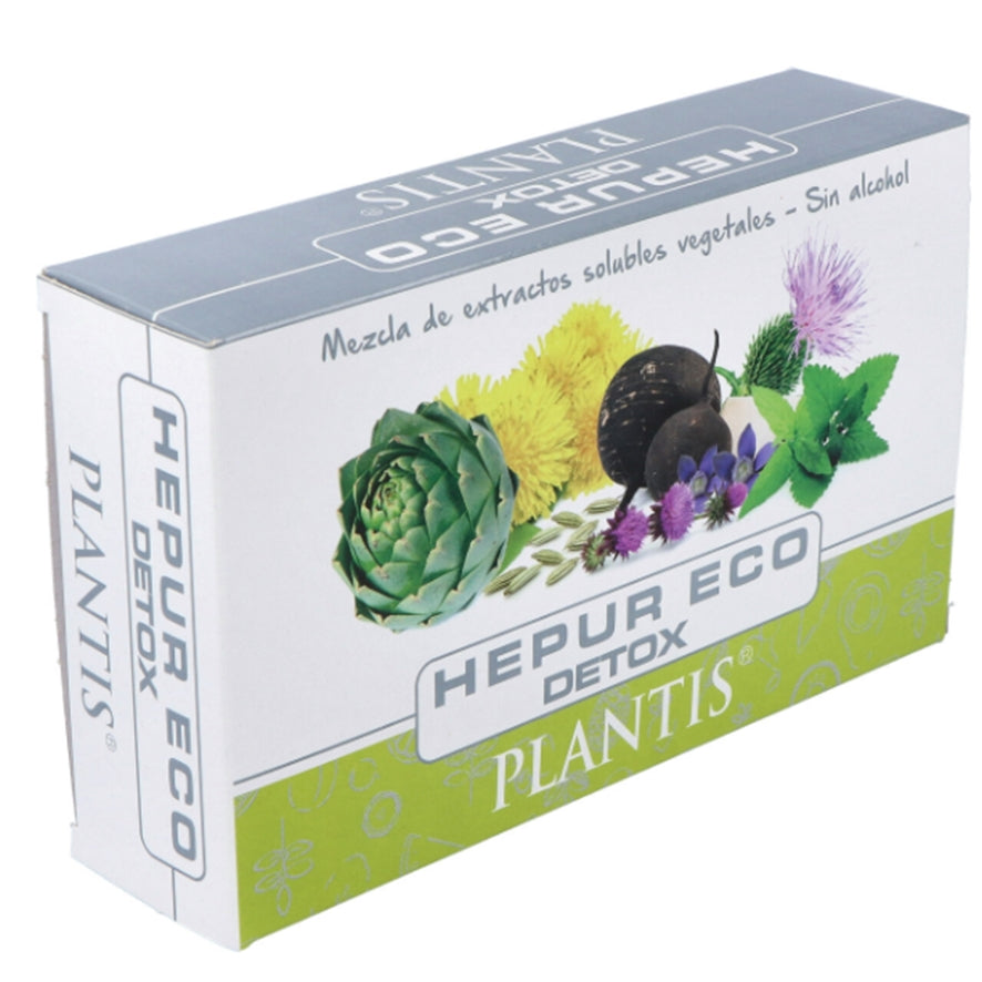 Hepur Eco Detox 20 Viales | Plantis - Dietetica Ferrer