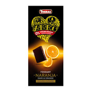 Chocolate Negro Con Naranja Zero 125 gr | Torras - Dietetica Ferrer